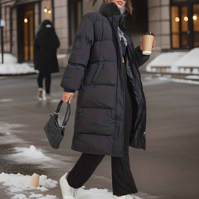 Bines - lange damen-pufferjacke