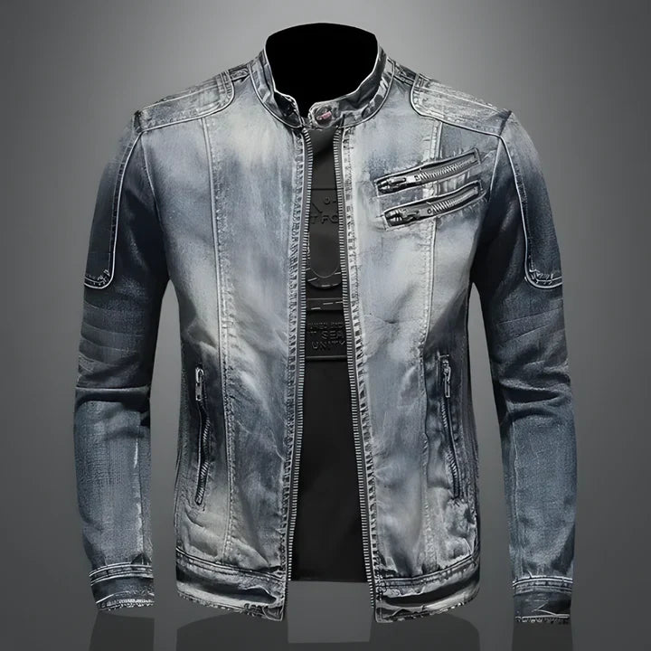 Alexo | retro denim jacke für männer