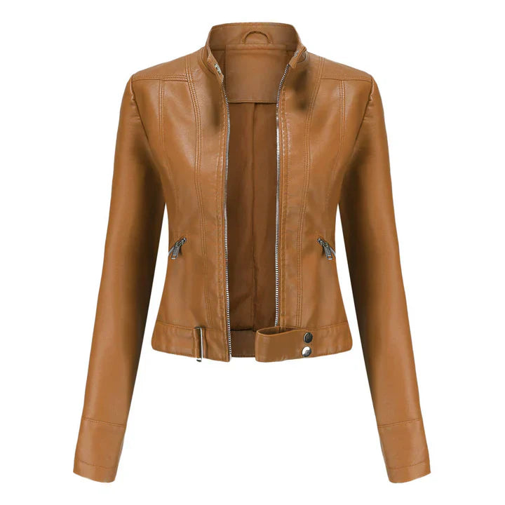 Mandy - elegante lederjacke