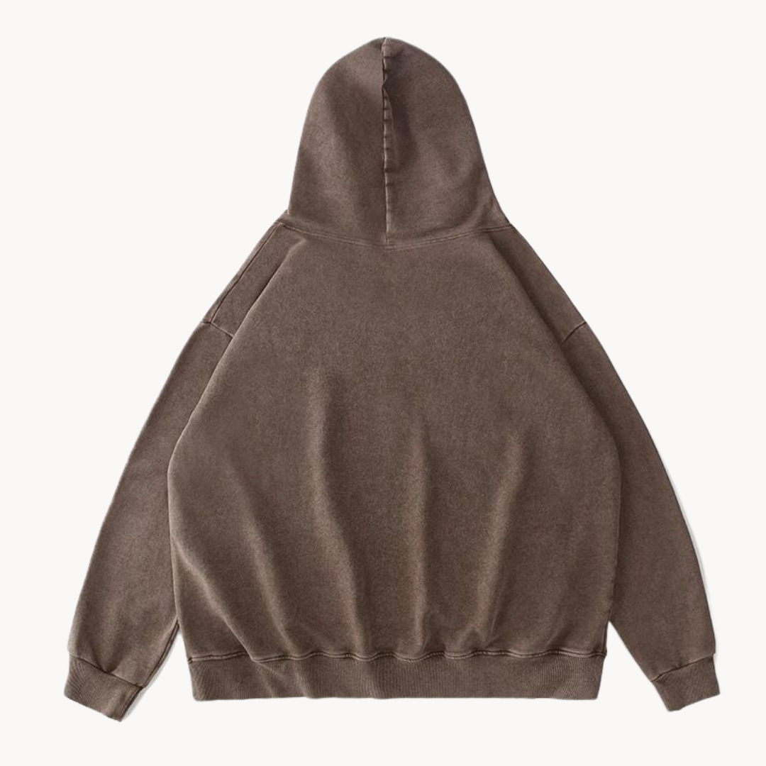 Bratis – vintage-fleece-komfort-hoodie für herren