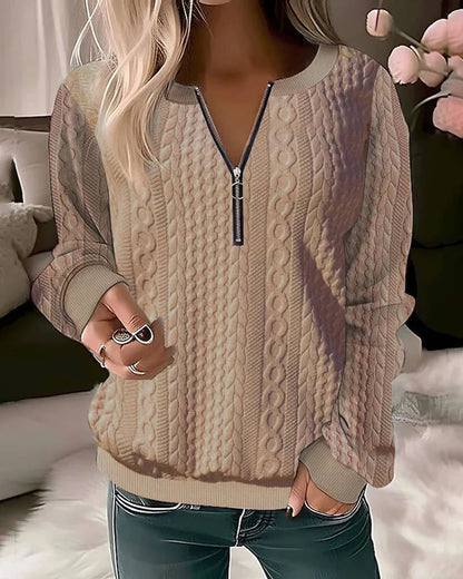 Aurora - warmer pullover mit Stil!