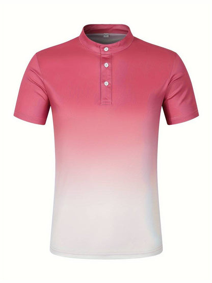 Nathan – elegantes sommer-ombre-shirt für herren