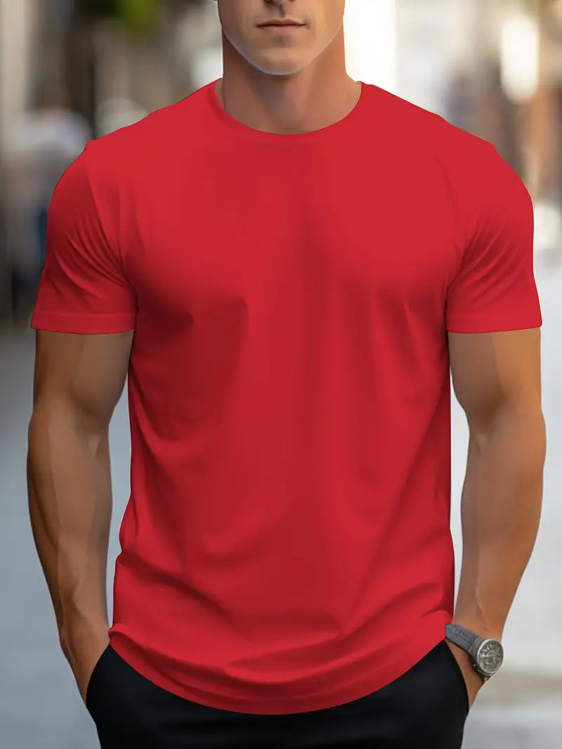 Benjamin – lässiges rundhals-t-shirt für herren