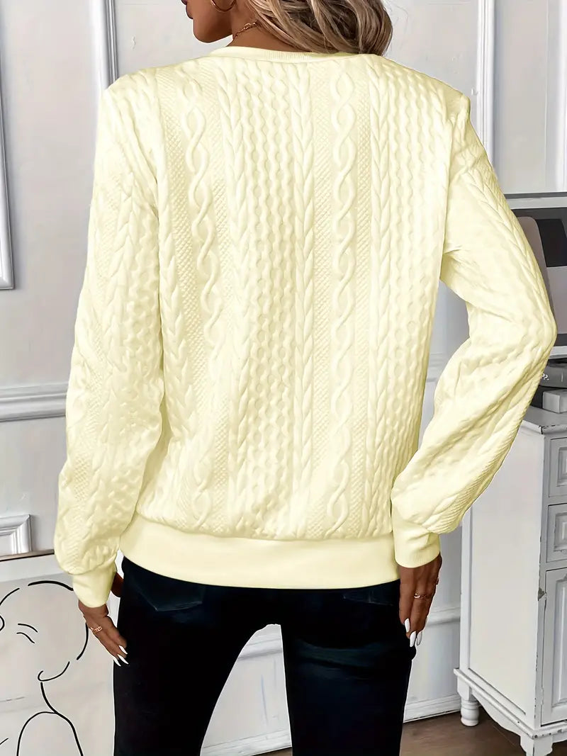 Aurora - warmer pullover mit Stil!