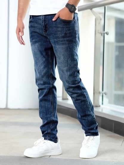 Jacob – lässige jeans mit mittlerem stretchanteil für herren