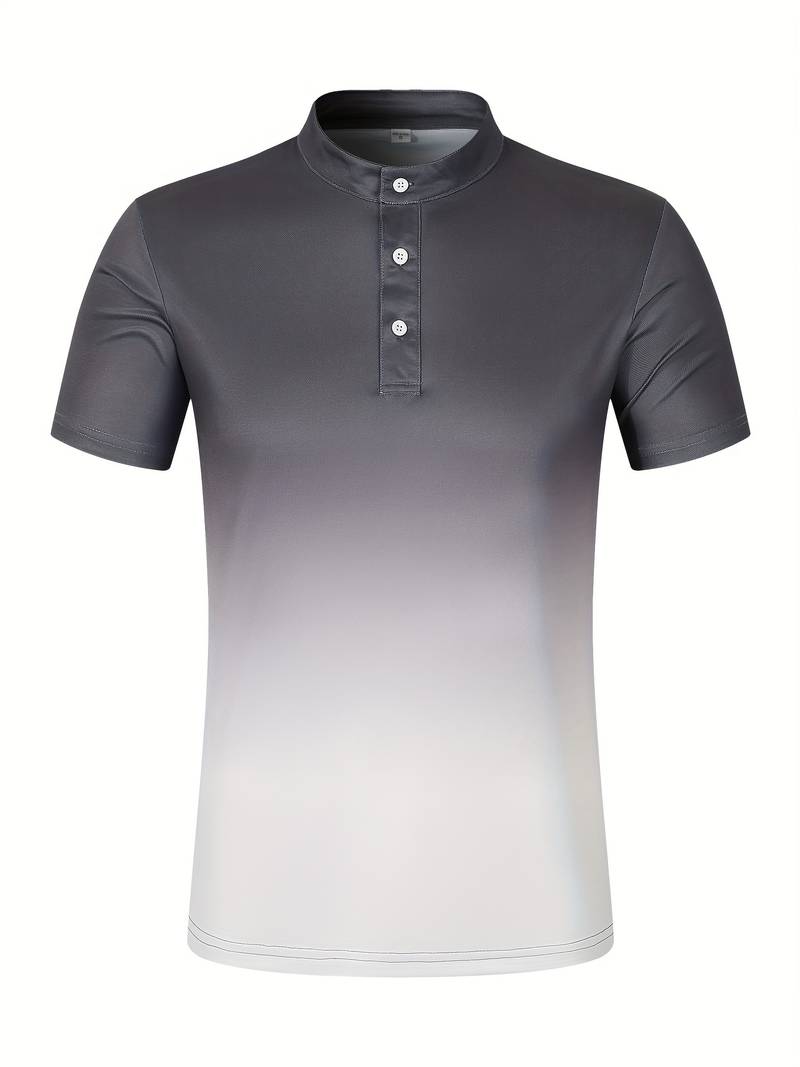 Nathan – elegantes sommer-ombre-shirt für herren