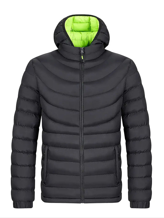 Tom – gefütterte herrenjacke mit stehkragen für herbst und winter