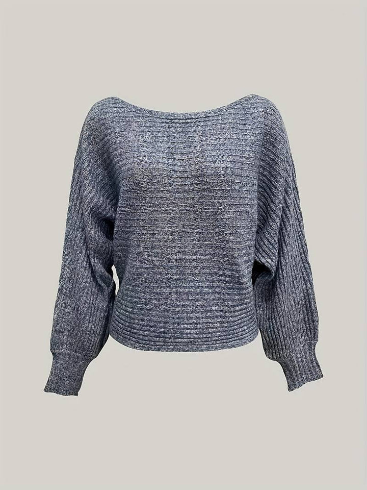 Isadora – one-shoulder-strickpullover