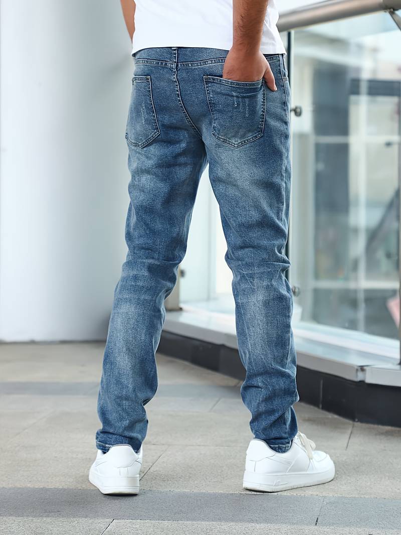 Jacob – lässige jeans mit mittlerem stretchanteil für herren