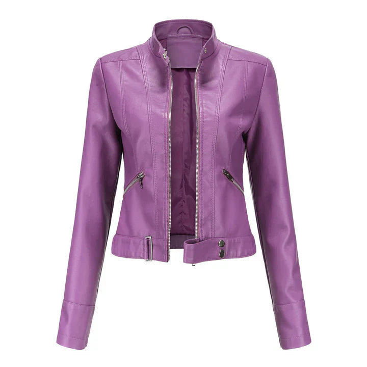 Mandy - elegante lederjacke