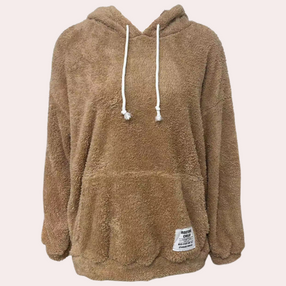 Weicher und warmer hoodie für frauen