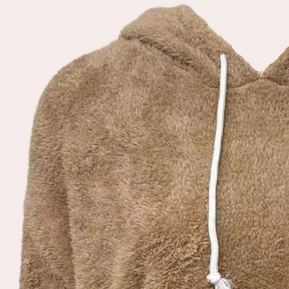 Weicher und warmer hoodie für frauen