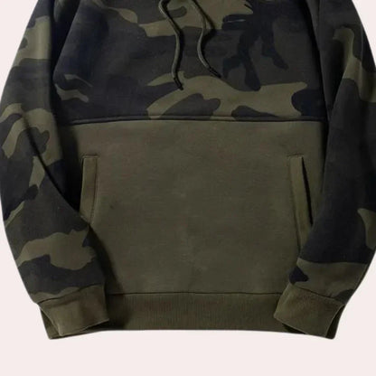 Costas - camouflage-kapuzenpulli für männer mit seitentaschen