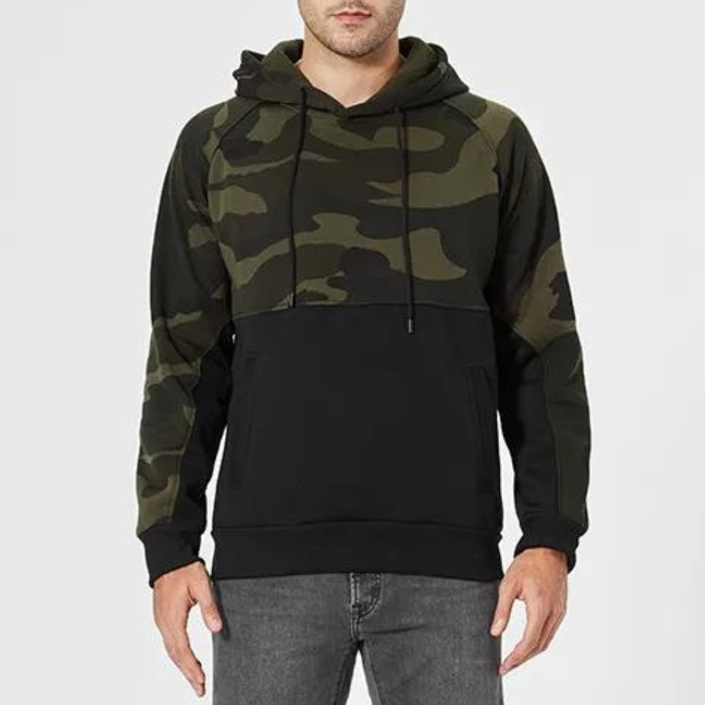 Costas – verstellbarer camouflage-hoodie für herren