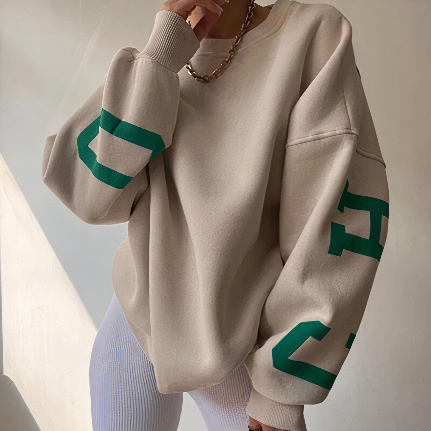 Klassischer übergroßer pullover – finley