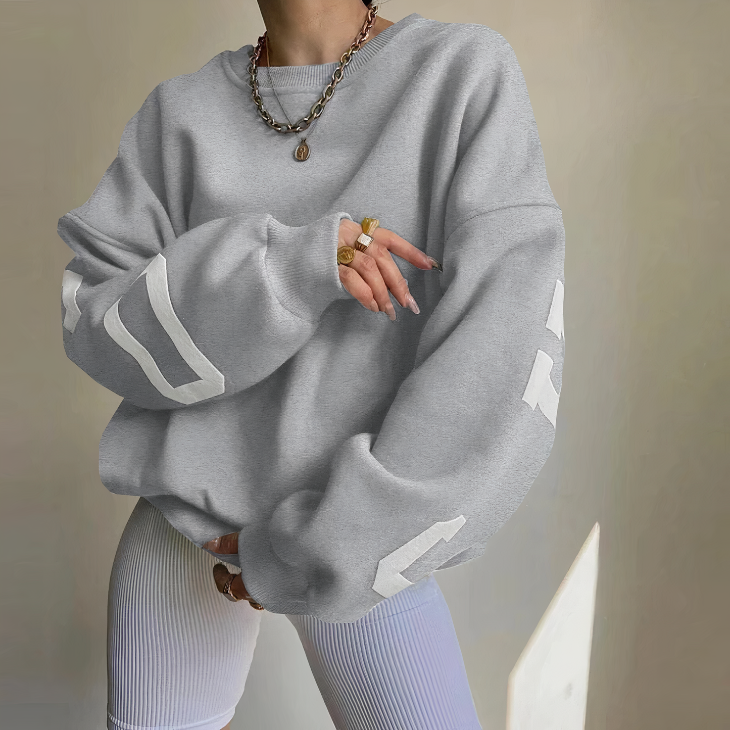 Klassischer übergroßer pullover – finley