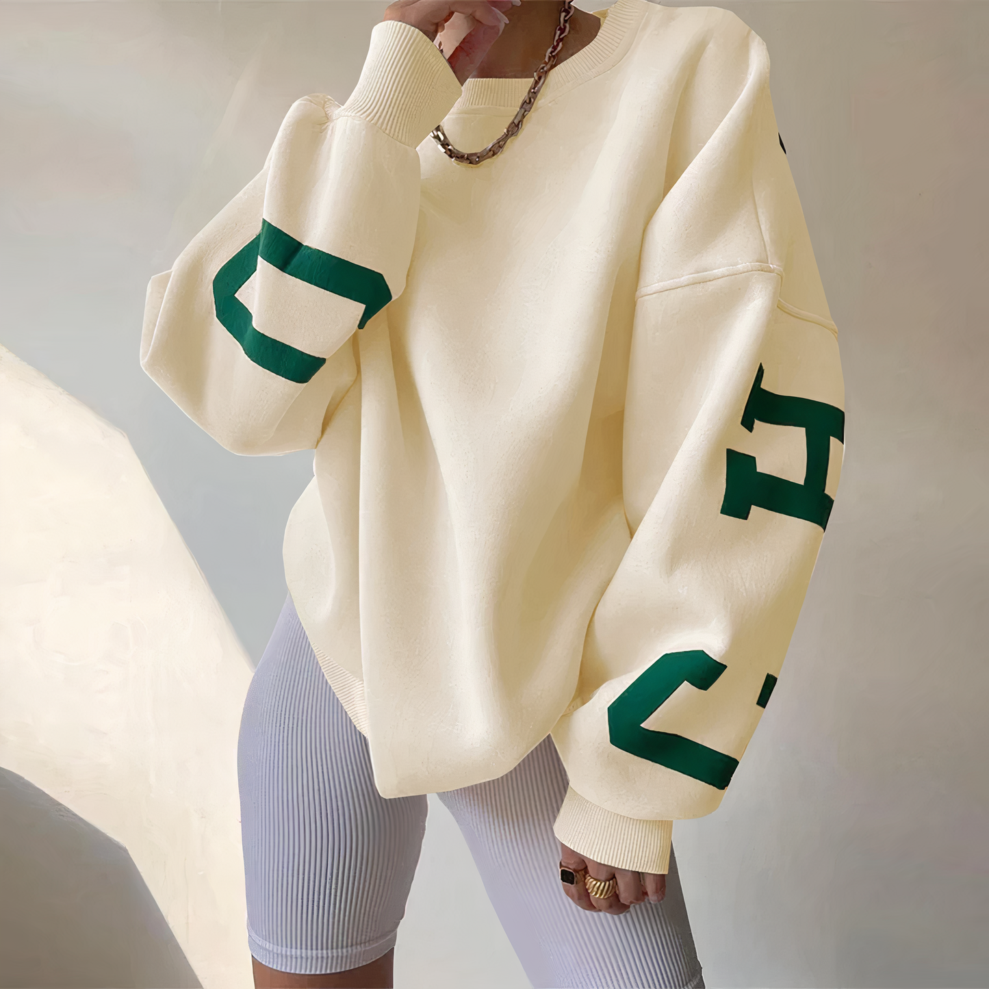 Klassischer übergroßer pullover – finley