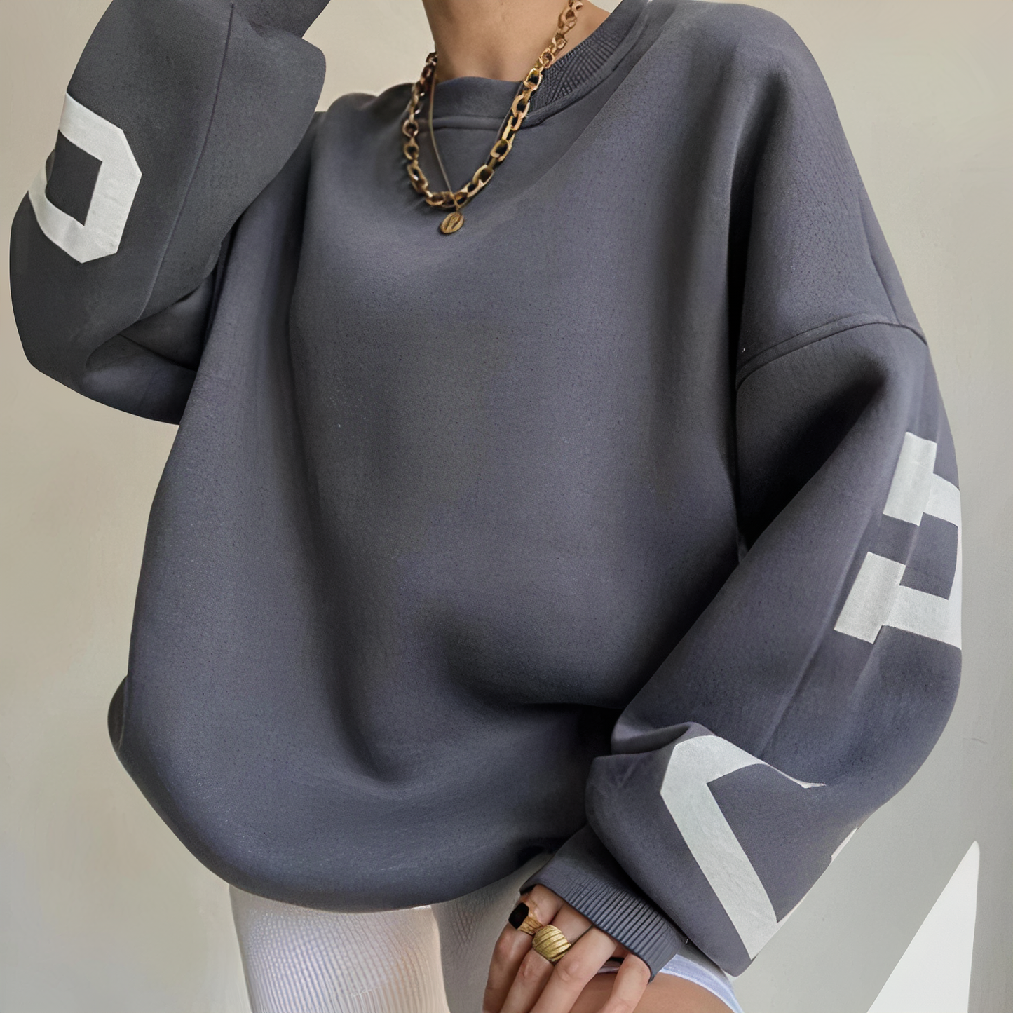 Klassischer übergroßer pullover – finley