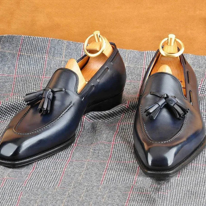 Krusoe | Handgefertigte Loafers Schuhe für Männer