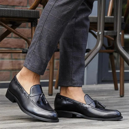 Krusoe | Handgefertigte Loafers Schuhe für Männer