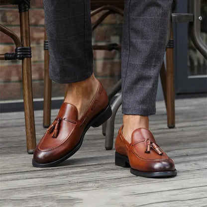 Krusoe | Handgefertigte Loafers Schuhe für Männer