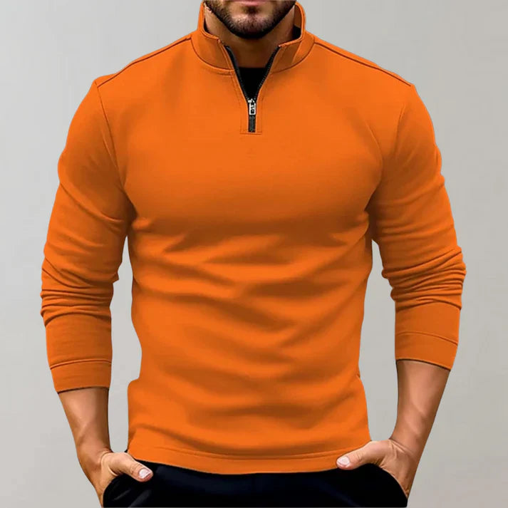 Herren rollkragenpullover mit reibverschluss - alvin