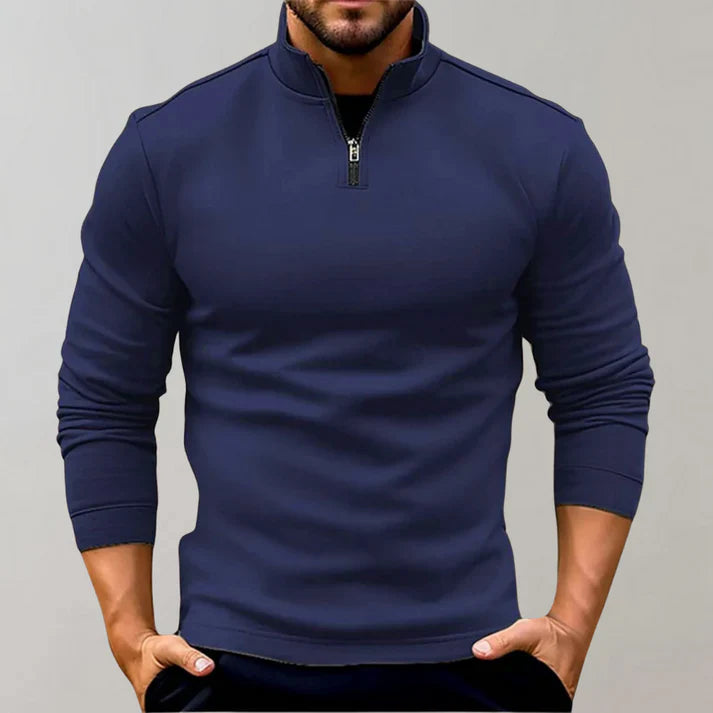 Herren rollkragenpullover mit reibverschluss - alvin