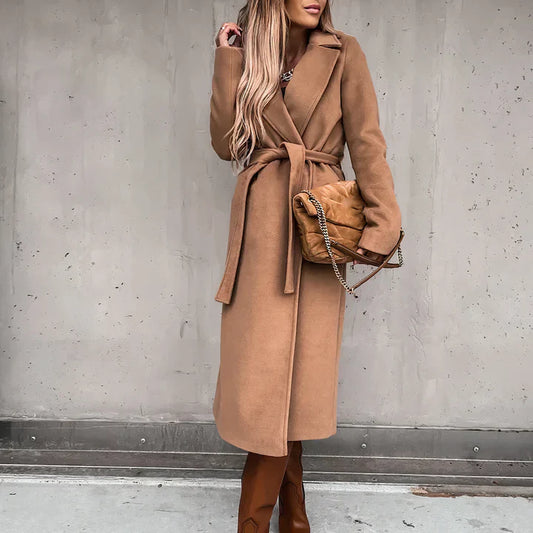 Taura - trenchcoat aus wollgemisch für damen