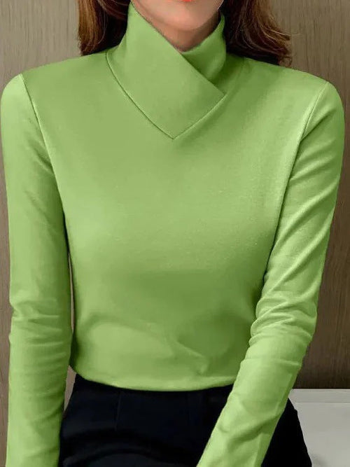 Elara – eleganter rollkragenpullover mit hohem kragen