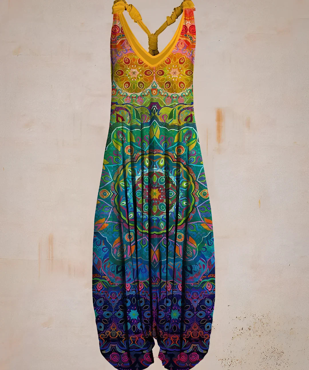 Lisa - bedruckter boho-jumpsuit für frauen