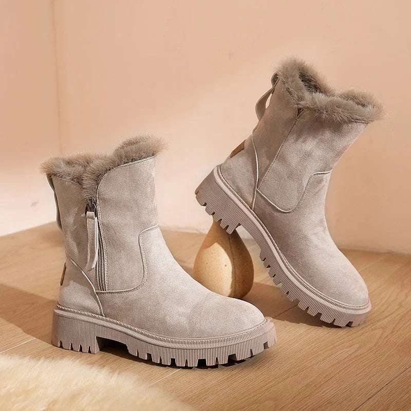 Tanja – knöchelhohe schneestiefel für damen