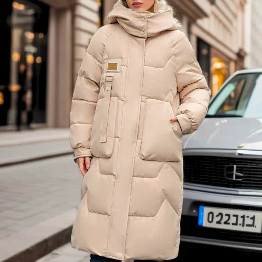 Pferde – lange Pufferjacke