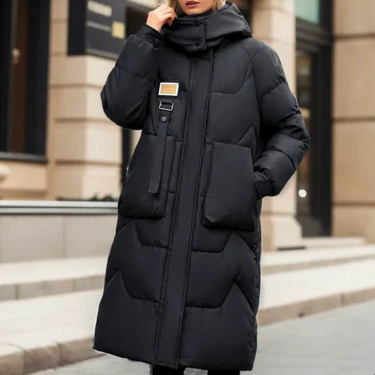 Pferde – lange Pufferjacke