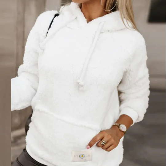 Klara l kuschelige fleece-teddyjacke