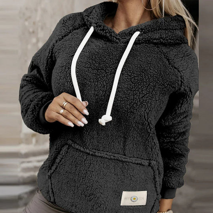 Klara l kuschelige fleece-teddyjacke