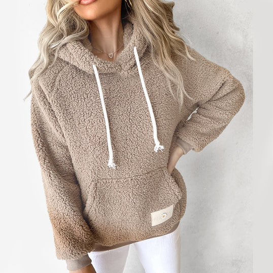 Klara l kuschelige fleece-teddyjacke