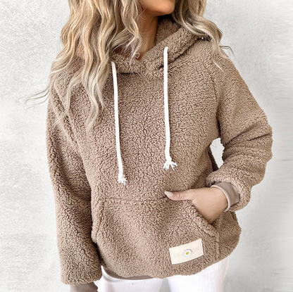 Klara l kuschelige fleece-teddyjacke