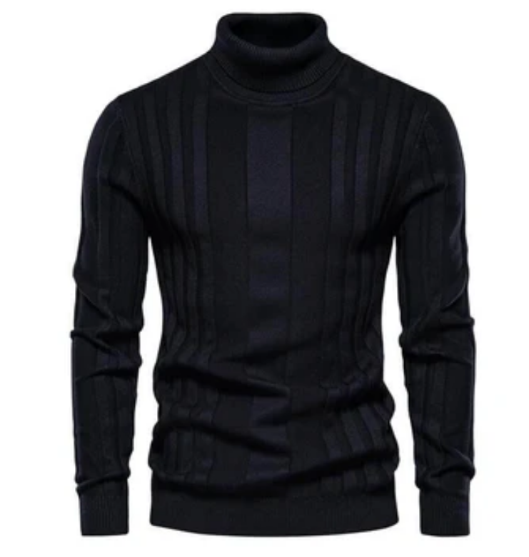 Xavier schmal geschnittener rollkragenpullover