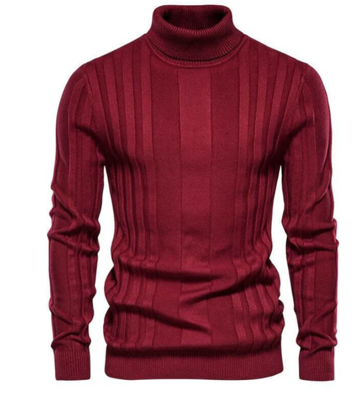 Xavier schmal geschnittener rollkragenpullover