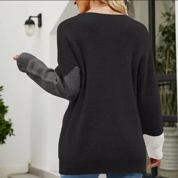 Mehrfarbiges sweatshirt für frauen - amosena