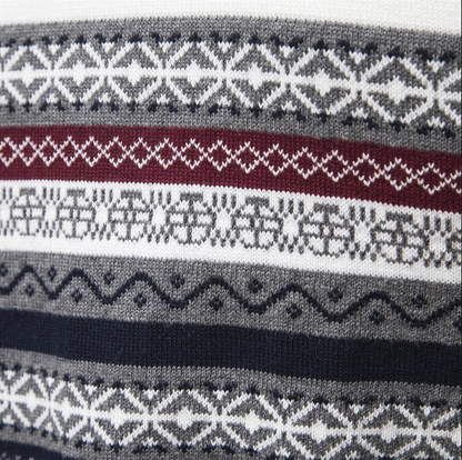 Ruzeva - hochwertiger pullover mit retromuster