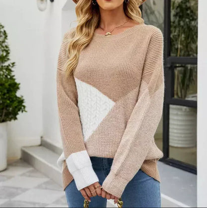 Bryony - verspieltes mehrfarbiges sweatshirt für damen. lässiges oberteil