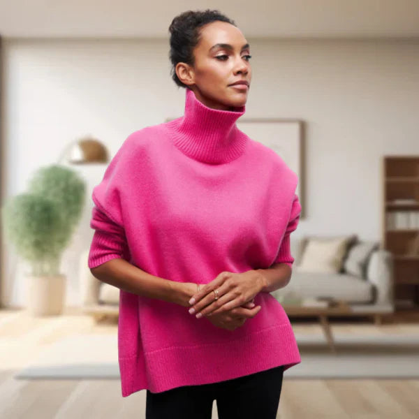 Klassischer rollkragenpullover für damen – anne