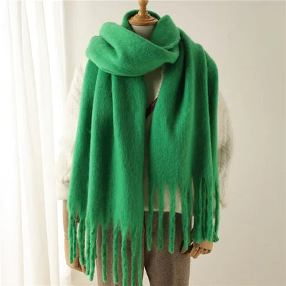 Lizz |  Einfarbiger Pashmina-Schal