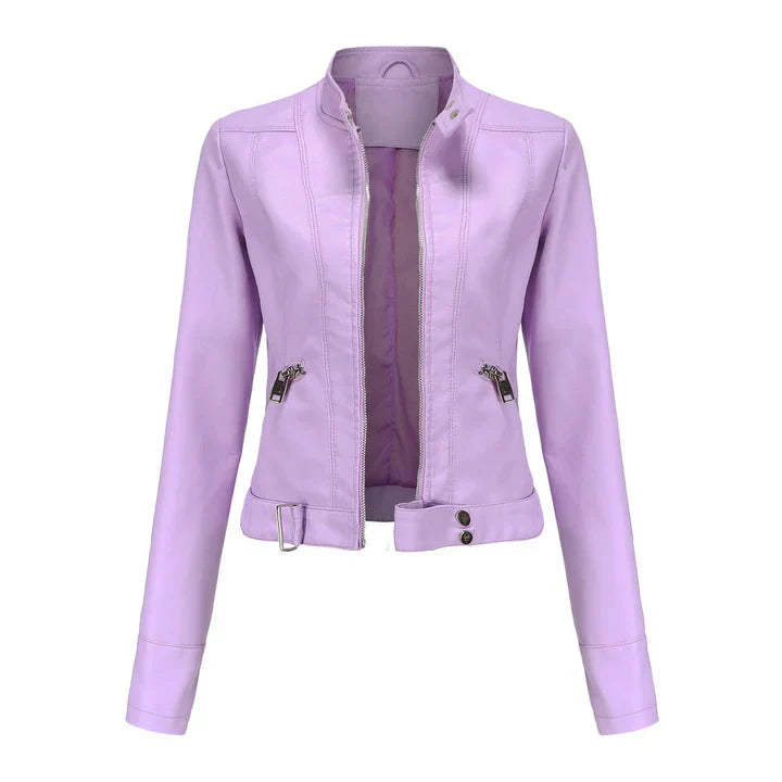 Mandy - elegante lederjacke