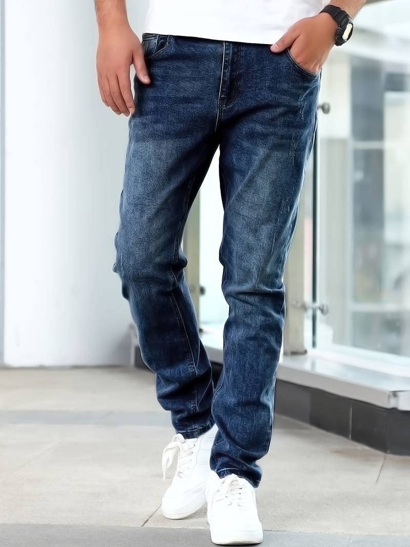 Jacob – lässige jeans mit mittlerem stretchanteil für herren