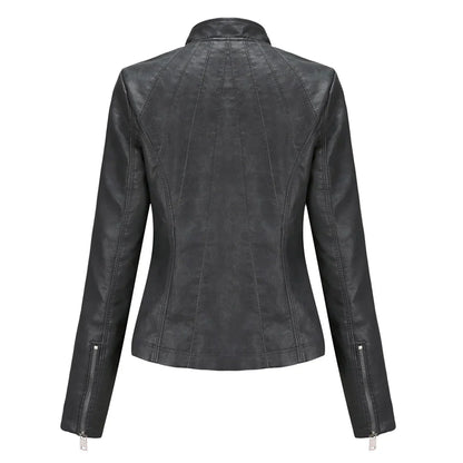 Adelija - stylische lederjacke