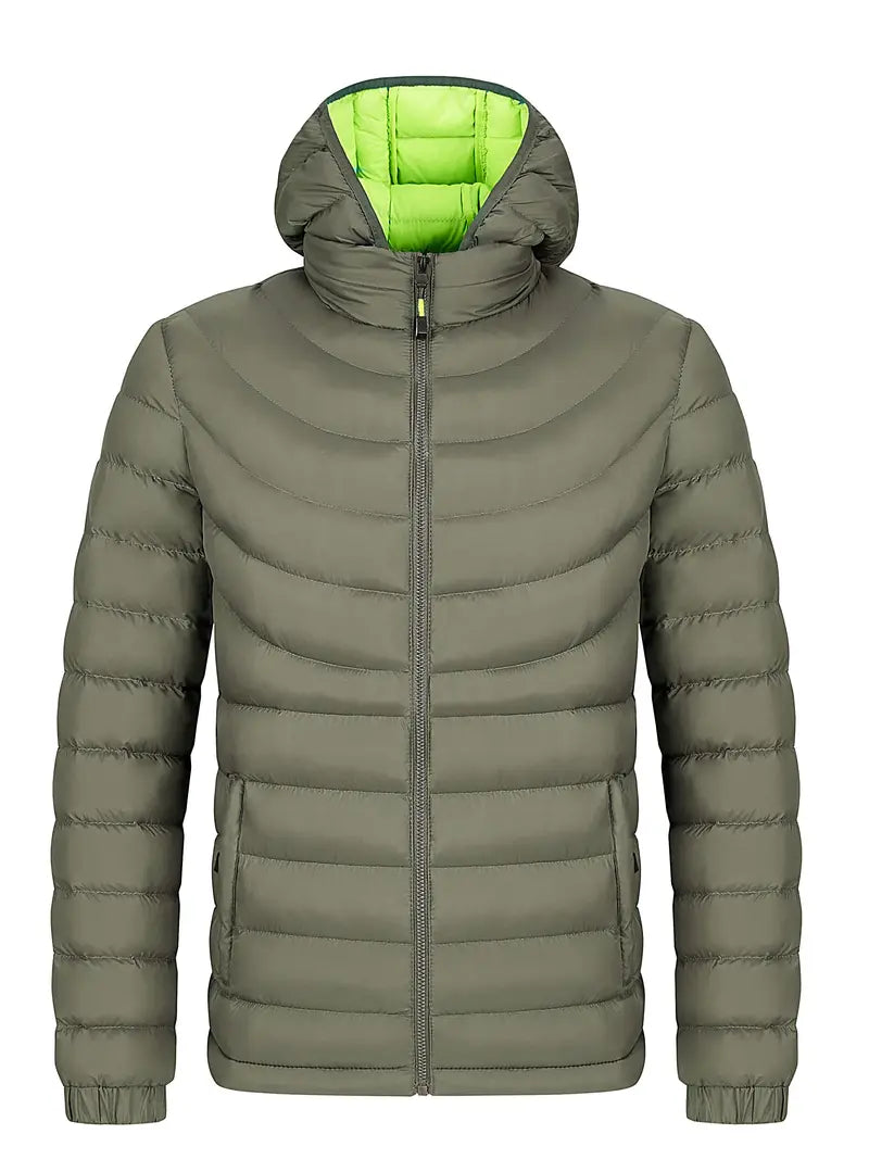 Tom – gefütterte herrenjacke mit stehkragen für herbst und winter