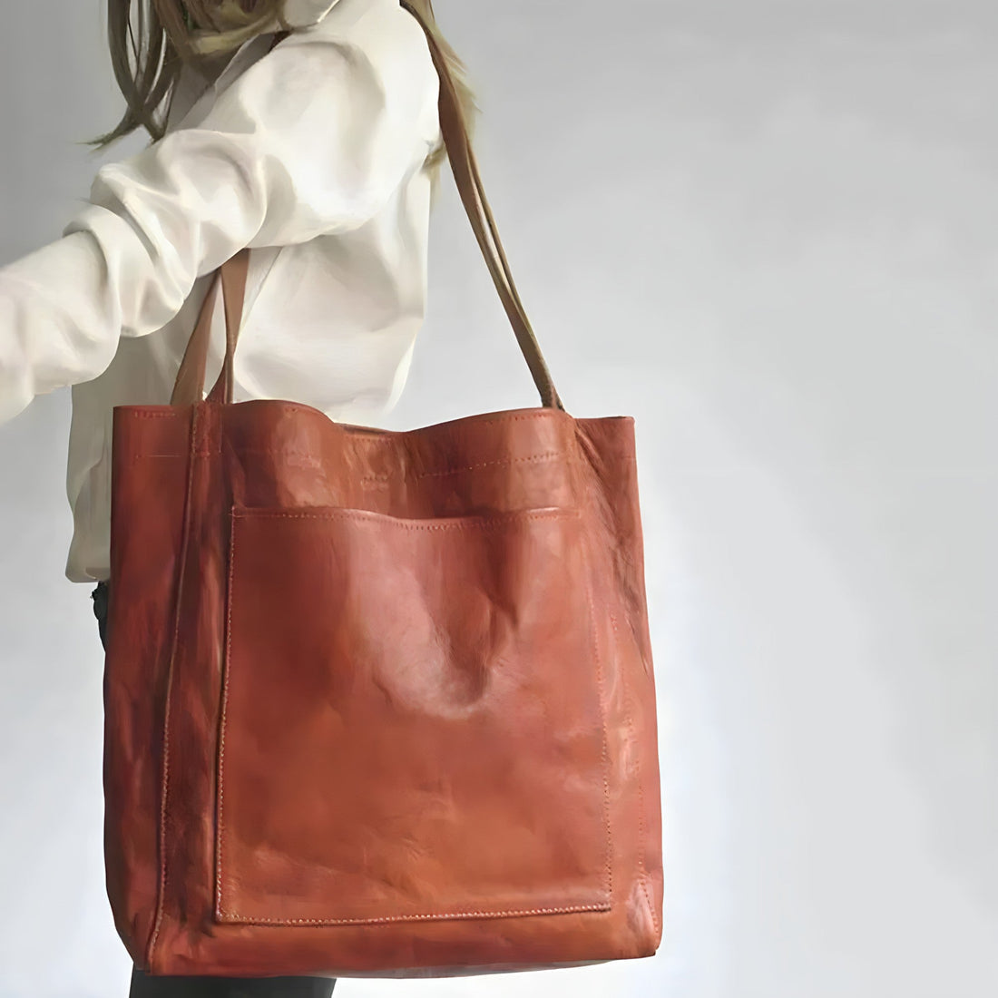 Léa | vintage lederhandtasche