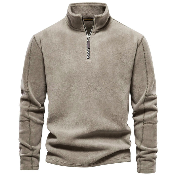 Allen pullover | herren-fleecepullover mit halbem reibverschluss